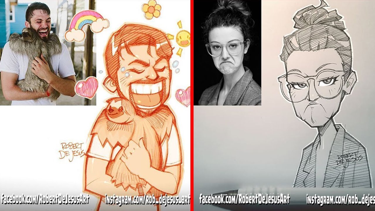 Illustrator Turns People And Their Pets Into Cartoon Characters