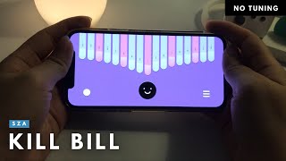 Kill Bill - SZA | Kalimba App Cover With Tabs (My Spring Lullaby) screenshot 1