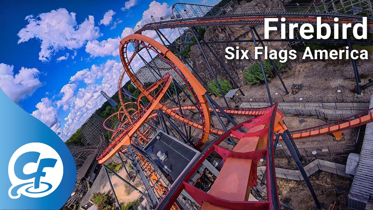 Firebird front seat on-ride 4K POV Six Flags America
