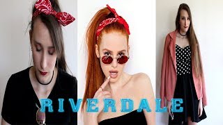 The CWs Riverdale Cheryl Blossom Makeup & Outfits Tutorial | Naked Heat Pallet | Sabrina Davidson
