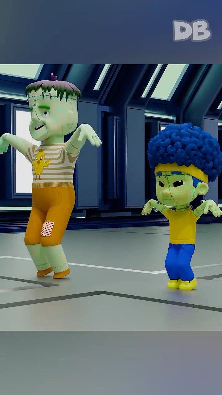 Monster Puzzle! Cha-Cha, Chicky, Lya-Lya \u0026 Boom-Boom Dance | D Billions #shorts #db