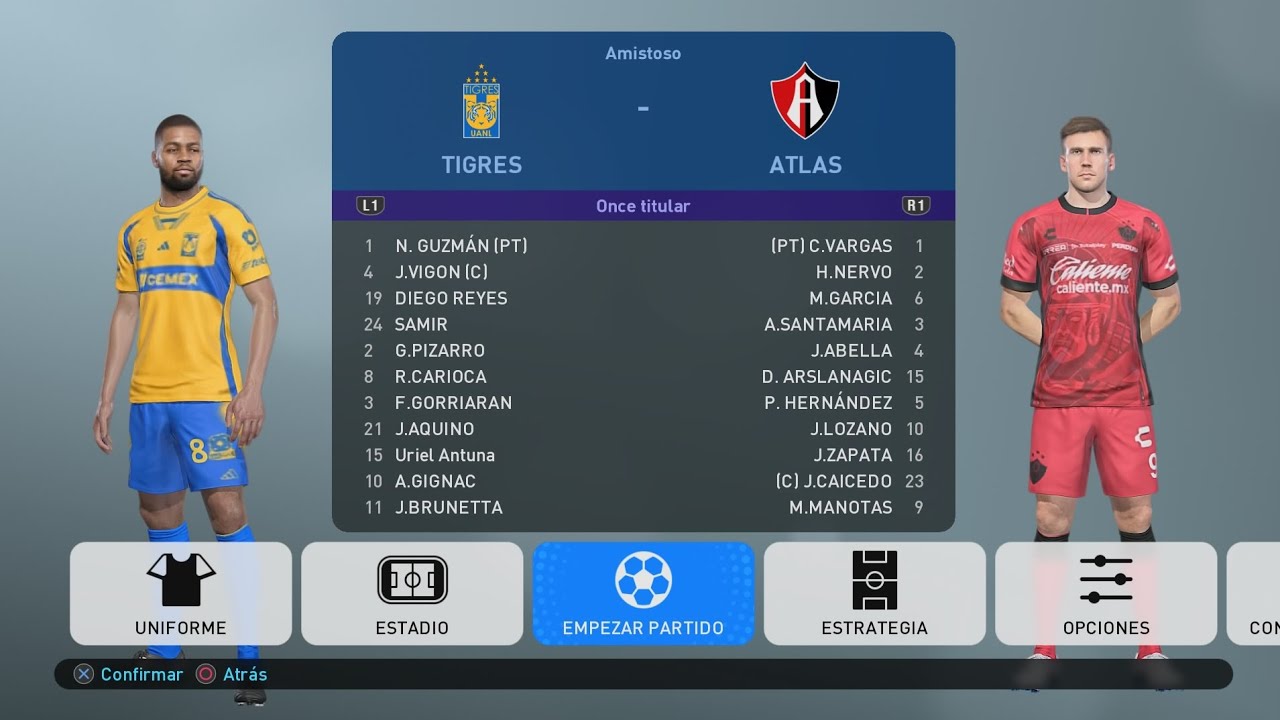 TIGRES VS ATLAS JORNADA 6 LIGA MX CLAUSURA 2025 - YouTube