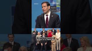 Rubio says Trump is 'disappointed' in NATO
