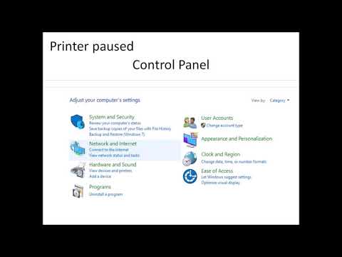 Video: The Printer Is Paused: What Is The Status And What To Do? How To Fix The Status And Remove The Suspension?