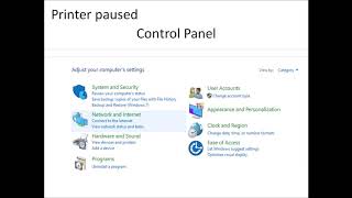 Paused Printer 5 Steps Printer Status Paused Youtube