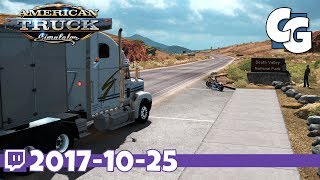 American Truck Simulator - VOD - 2017-10-25 - 1.29 Open Beta - Death Valley - ATS Gameplay screenshot 2