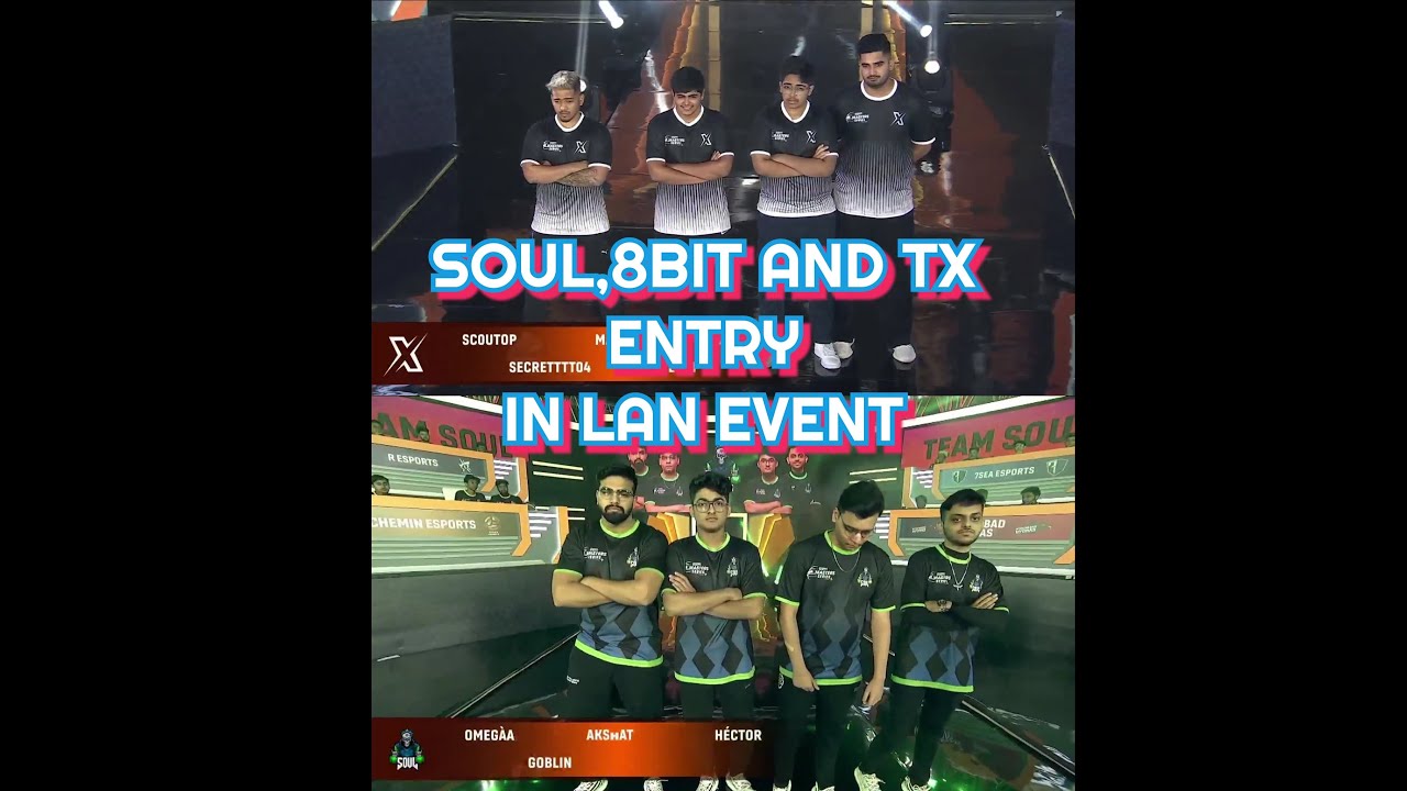 Soul ,8bit and TX grand entry in Lan Event 