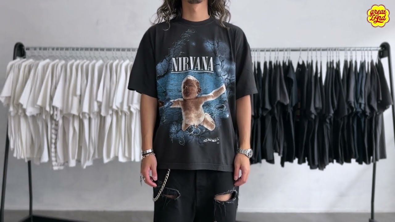 NIRVANA NEVERMIND EMPIRE BACK GRUNGE IS DEAD BO