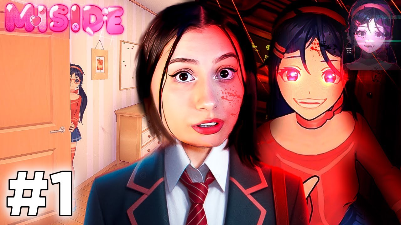 ELA NÃO ME DEIXA SAIR! PRESO COM MITA NO JOGO - MiSide EP. #1 | Yayah Vods