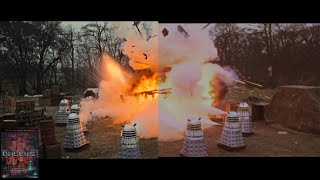Comparison of Daleks' Invasion Earth 2150 A.D. (1966) DVD VS 4k UHD Blu-ray 2022