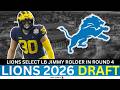 Detroit Lions Select LB Jimmy Rolder From Michigan | Brad Holmes Is cooking