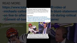 Refs sucks again #nfl #nflfootball #nflrefs #almichaels #tnf #cincinnatibengals #baltimoreravens