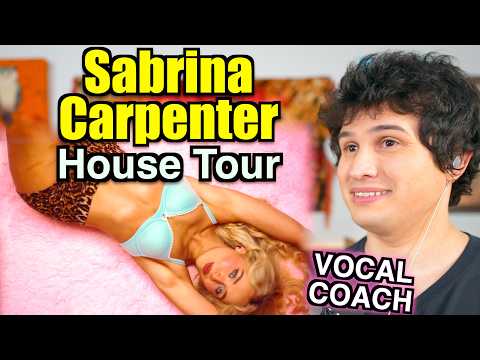 Vocal Coach Reacts To Sabrina Carpenter - House Tour (music Video)