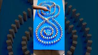 Crossing Jenga Spirals Like a Pro! 🌀 #shorts  #jenga #spiral #chainreaction