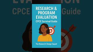 🎯 CPCE Survival Guide: Research & Program Evaluation