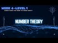 Week 6 - Level 1 - 25` Round 1 - Number Theory