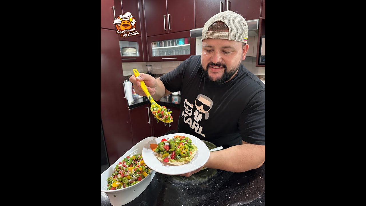 Baja De Peso Con Esta Ensalada de Nopal Curtido y Guacamole Picosito