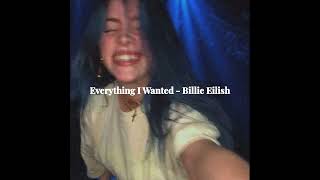 Everything I Wanted - Billie Eilish (slowed + reverb)