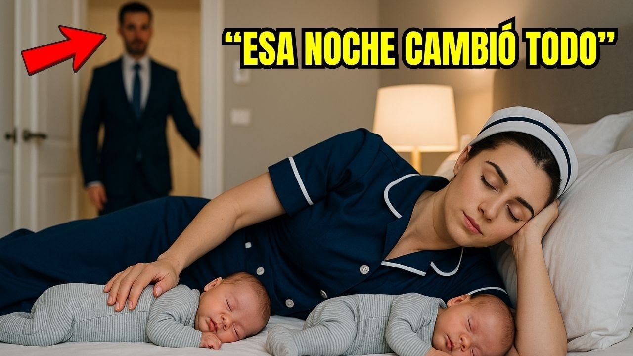 LOS GEMELOS DEL MILLONARIO VIUDO NO DURMIAN NADA, HASTA QUE LA NUEVA NIÑERA HIZO ALGO Y CAMBIÓ TODO