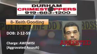 Durham Crime Stoppers  - Nov 14 - 18 (2016)