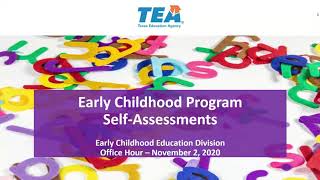 ECE Office Hours - All About ECE Program Self Assessment