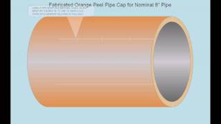 Orange Peel Cap End by FabeasyPipeTemplating.com