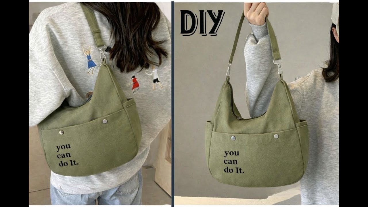 DIY Waste Fabric Sewing Multi Pocket Bag | Gift Sewing Ideas