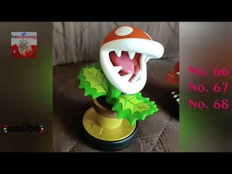 amiibo Collection No. 66 No. 67 No. 68 Super Smash Bros. Piranha plant ; King K Rool; ICE Climbers