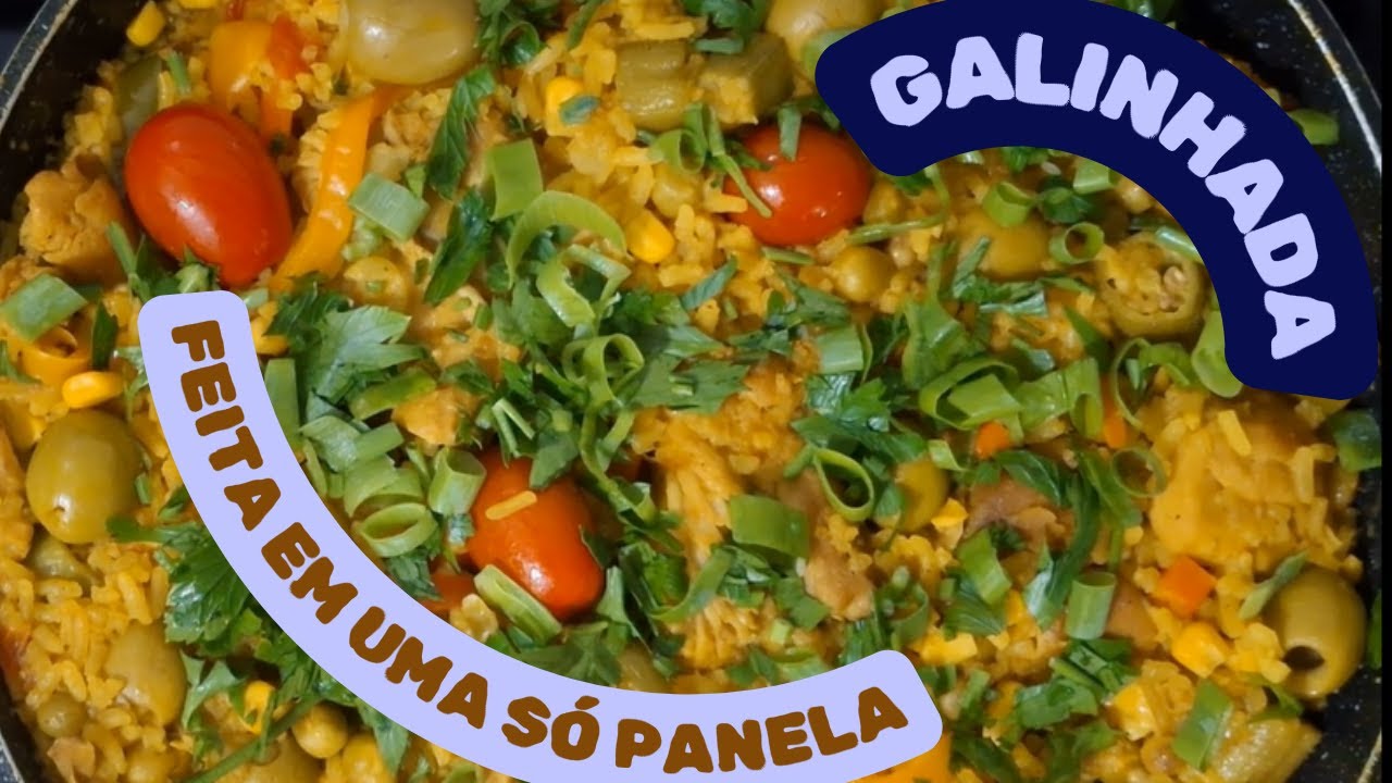 Galinhada- Feita em uma panela só - Deliciosamente prática