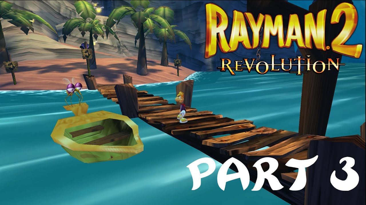 Rayman 2: Revolution w/ HD Textures Playthrough Part 3 - The Sanctuary of Water and Ice