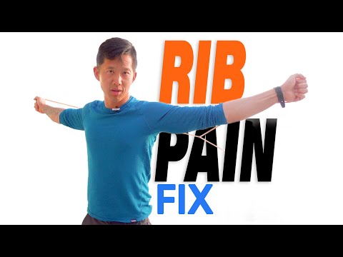 Rib cage pain - 2 exercises to relieve rib pain