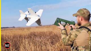 YOLKA Anti Drone System - Fire and Forget Intercepts Ukrainian Drones