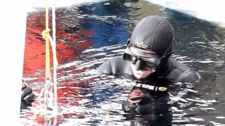 Freediving World Record Under Ice - 62.2 Meters Variable Weight - Christian Redl