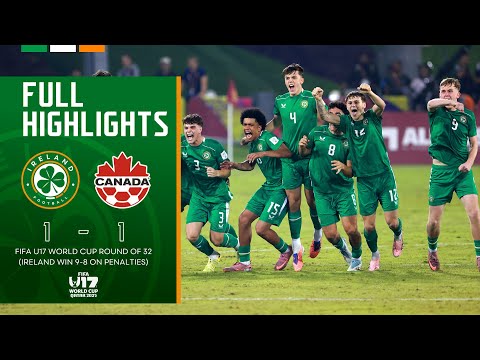 Ireland U17 1 1 Canada U17 Ireland win 9 8 on pens 14 11 25