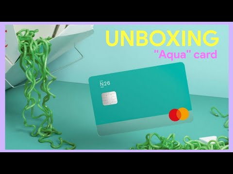 N26 card Unboxing | Aqua Card (N26 Smart plan)