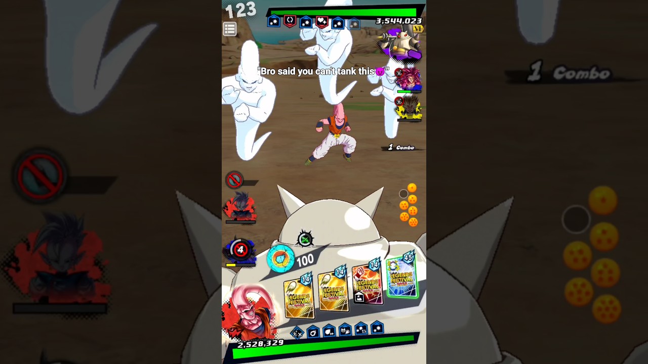 "ULTRA BUUHAN One Shot ZENKAI Tamagami Number Three😈💥" (Dragon Ball Legends) 