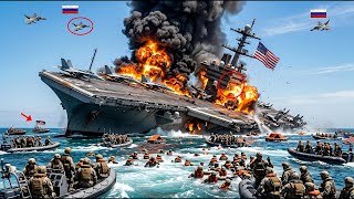 12 minutes ago: Russian SU-57 pilot destroys US aircraft carrier carrying 10,000 troops. screenshot 3