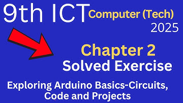 class 9 ict chapter 2 solved exercise mcq short question and long qquestions.