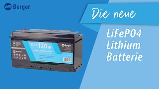 Berger Lifepo4 Lithium Batterie 120 Ah 12 V Fritz Berger