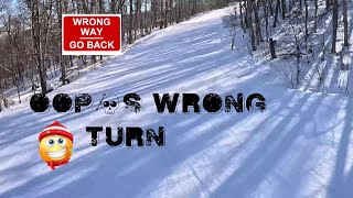 Skiing the sun bowl at Mount Sunapee