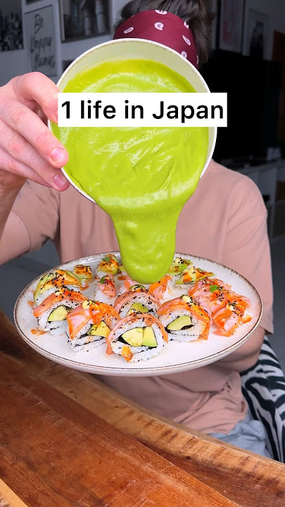 What is the best amount of WASABI on SUSHI, and the best cutlery?😌❤️🍣🍵| 1 life in Japan|CHEFKOUDY