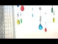 あ、降ってきた。雨の日モビールを作ってみました。　making mobile