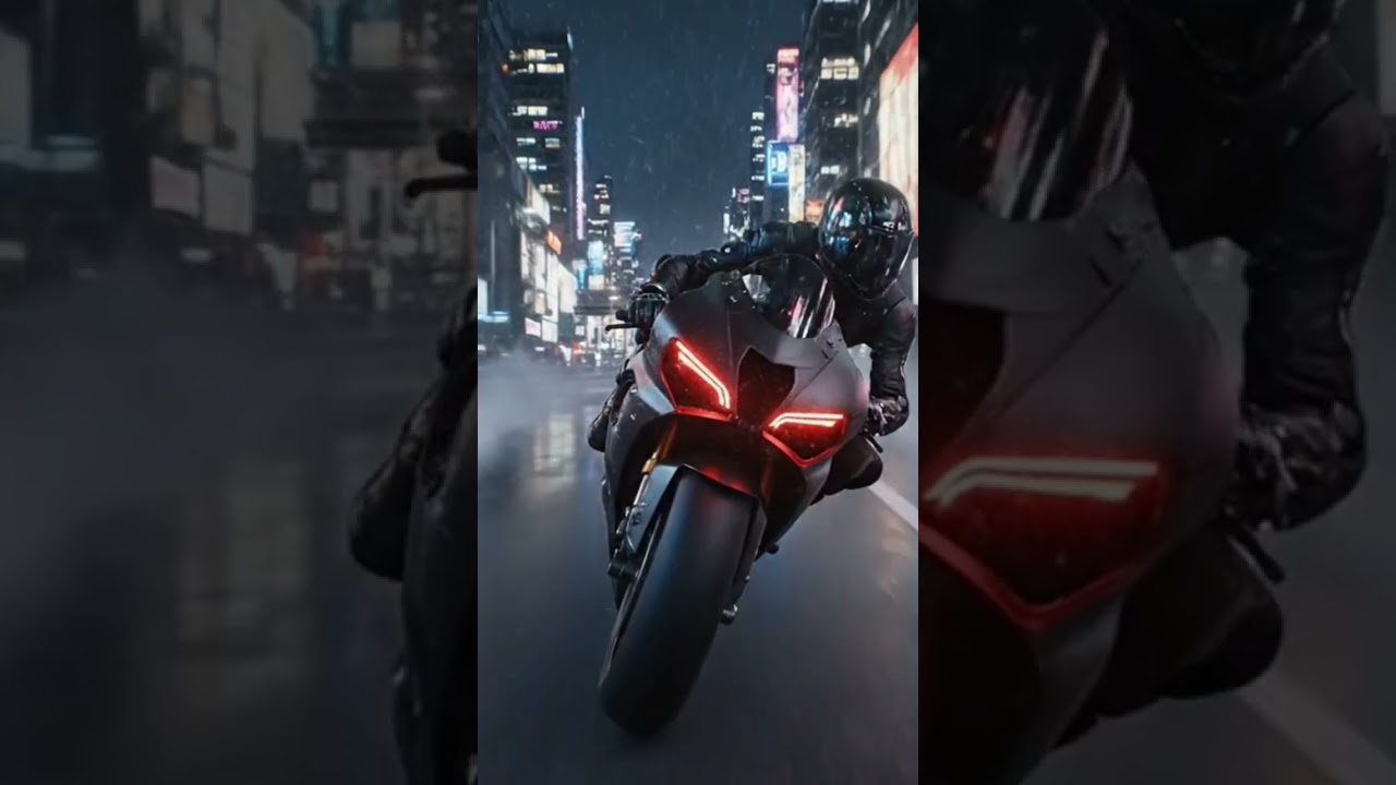 Superbike Escape vs Police Superbike | Night City Chase