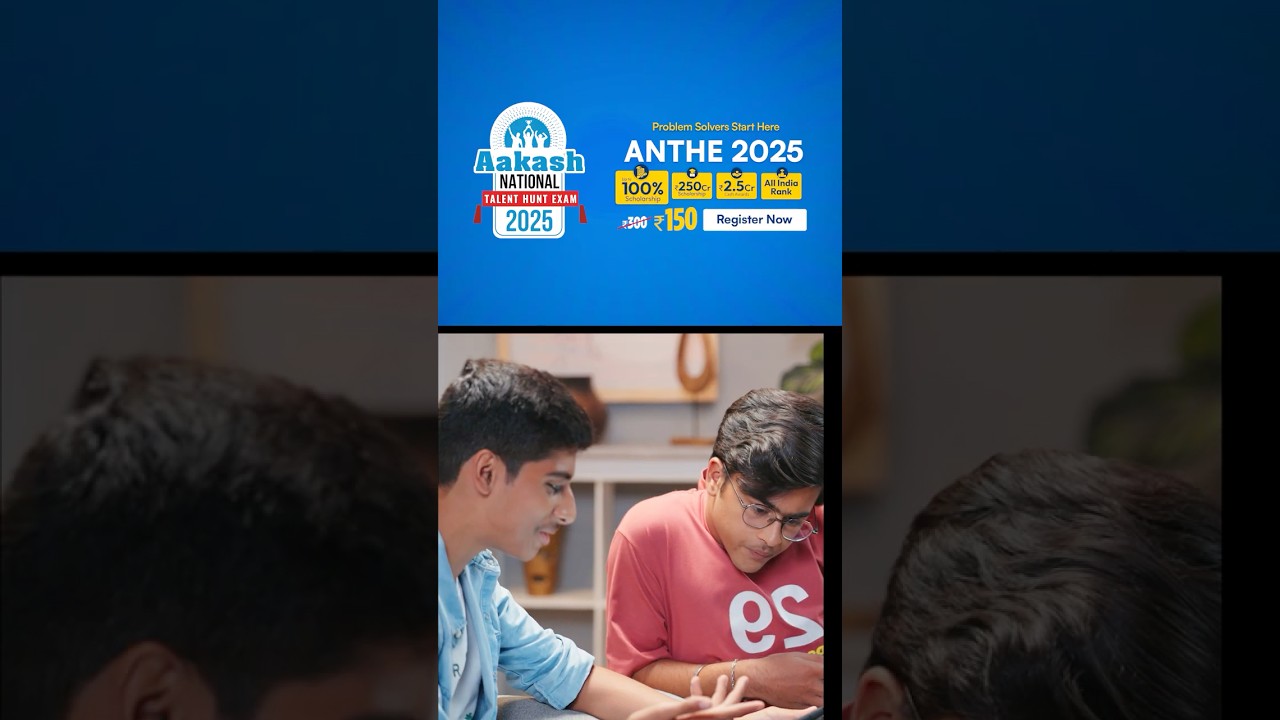 Crack NEET & JEE with ANTHE 2025 | 100%* Scholarship Awaits