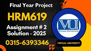 HRM619 Assignment 2 solution Project Proposal 2025 #hrm619 #proposal