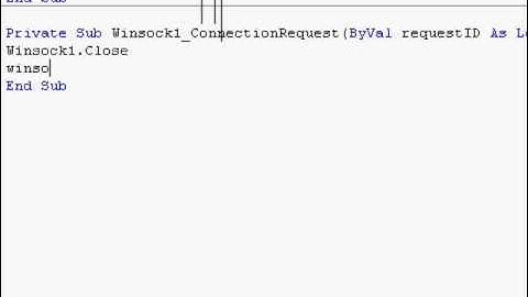 Winsock Chat Part 1  Visual Basic 6 0  2