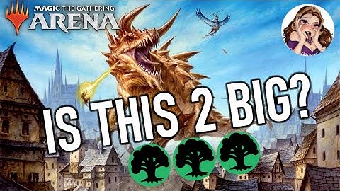 SINCE WHEN CAN MONO GREEN COMBO THIS HARD? - MTG Arena Brawl