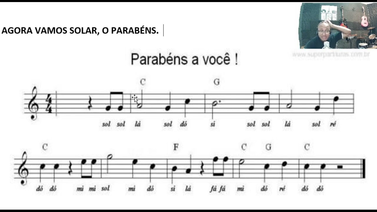 PARABÉNS PRA VOCÊ  - LEITURA DE PARTITURA 