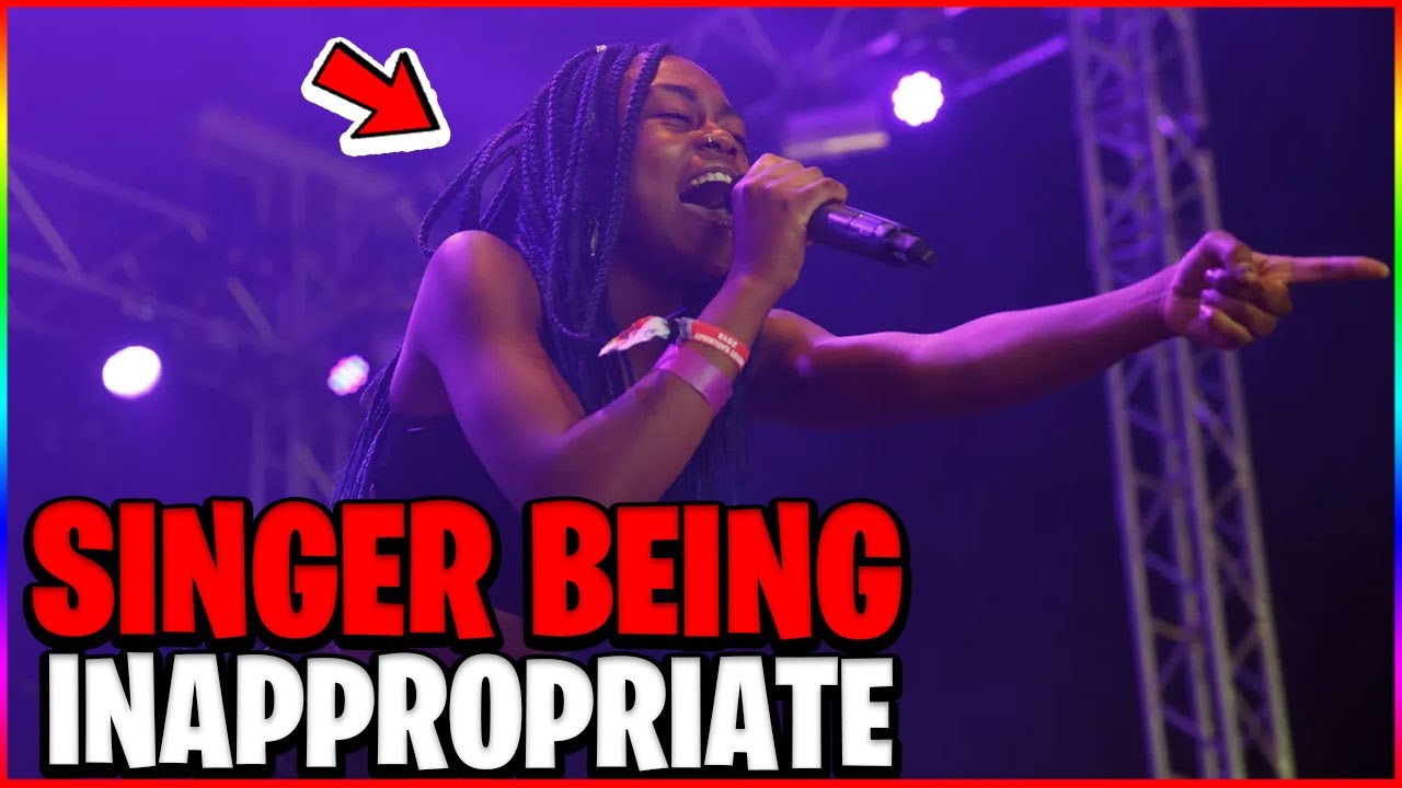 Female Singers Being Super Inappropriate On Stage! - YouTube