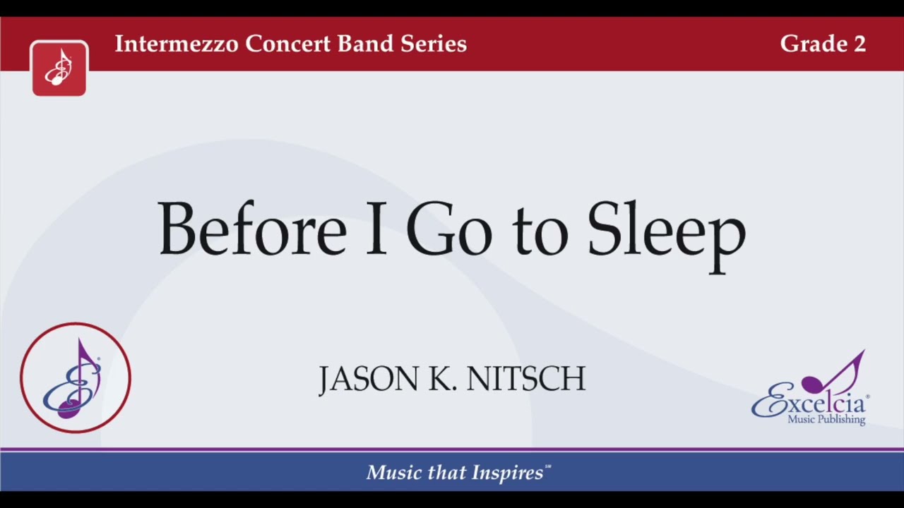 Before I Go to Sleep - Jason Nitsch